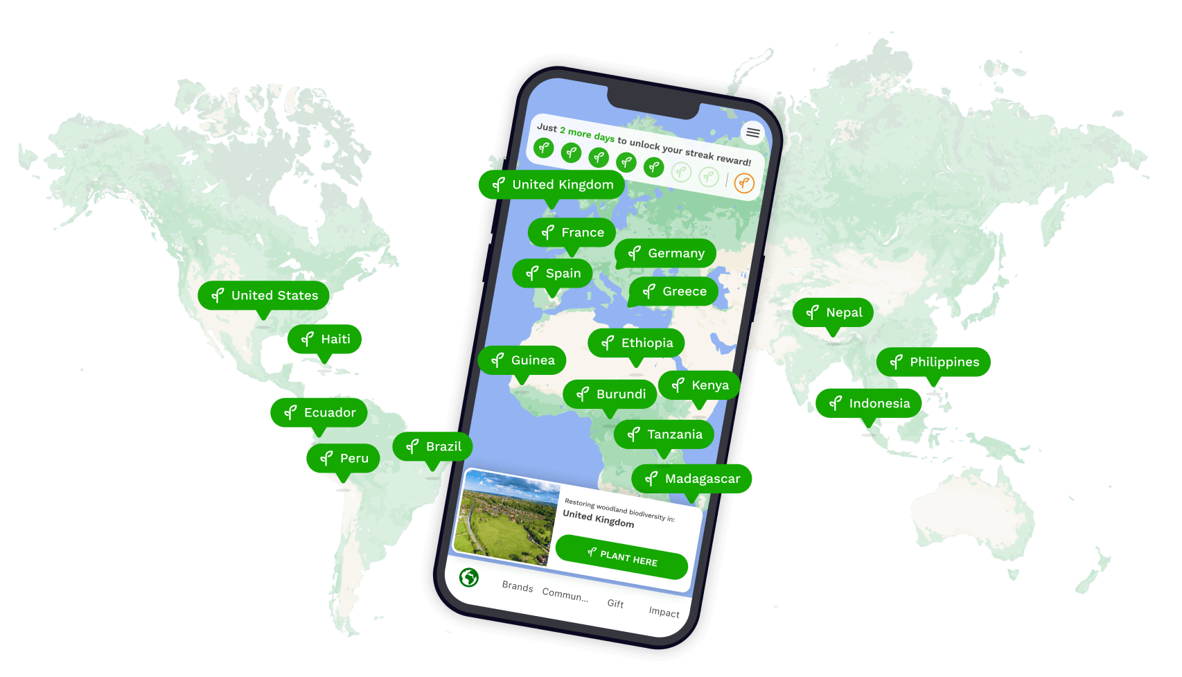 The Treeapp mobile app